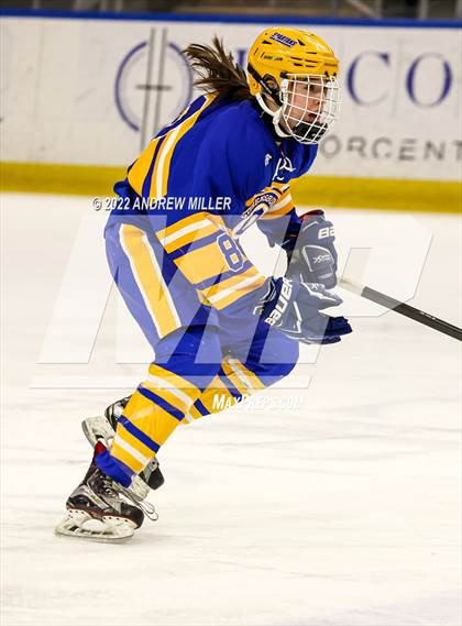 Thumbnail 2 in Queensbury vs. Pelham Memorial  (NYSPHSAA D2 Semifinal) photogallery.