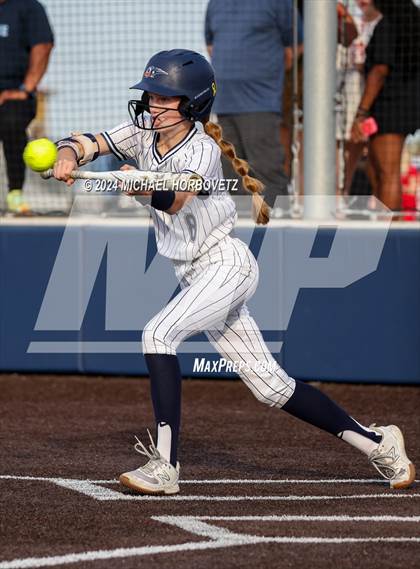 Thumbnail 1 in Melissa vs Wakeland (UIL 5A Softball Regional Semi-Final) photogallery.