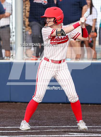 Thumbnail 3 in Melissa vs Wakeland (UIL 5A Softball Regional Semi-Final) photogallery.