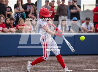 Thumbnail 1 in Melissa vs Wakeland (UIL 5A Softball Regional Semi-Final) photogallery.