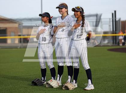 Thumbnail 1 in Melissa vs Wakeland (UIL 5A Softball Regional Semi-Final) photogallery.