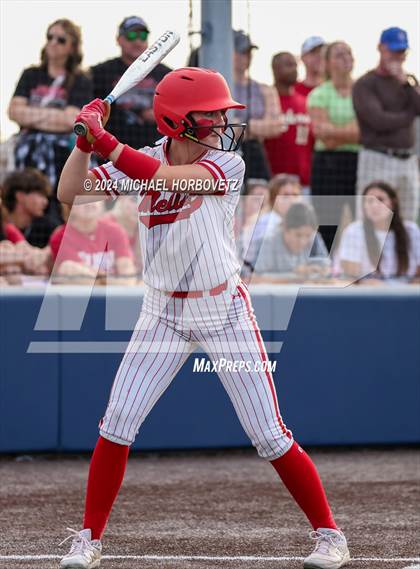 Thumbnail 2 in Melissa vs Wakeland (UIL 5A Softball Regional Semi-Final) photogallery.