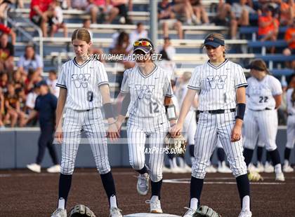 Thumbnail 1 in Melissa vs Wakeland (UIL 5A Softball Regional Semi-Final) photogallery.
