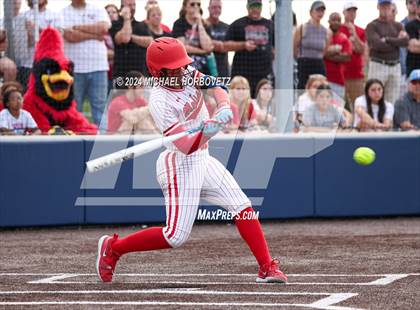 Thumbnail 2 in Melissa vs Wakeland (UIL 5A Softball Regional Semi-Final) photogallery.