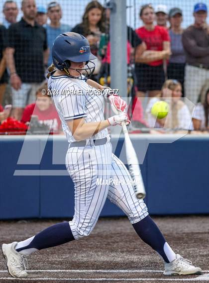 Thumbnail 1 in Melissa vs Wakeland (UIL 5A Softball Regional Semi-Final) photogallery.