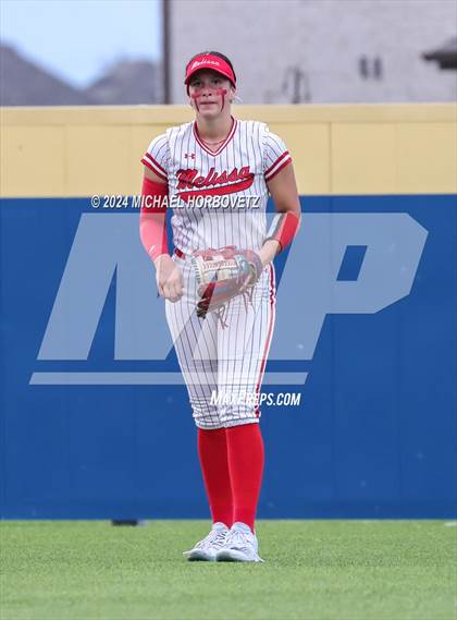 Thumbnail 1 in Melissa vs Wakeland (UIL 5A Softball Regional Semi-Final) photogallery.