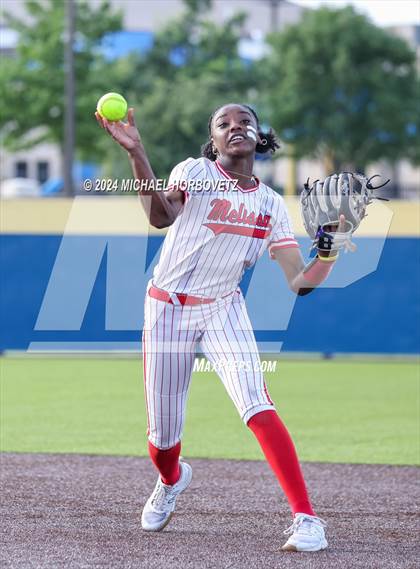 Thumbnail 2 in Melissa vs Wakeland (UIL 5A Softball Regional Semi-Final) photogallery.