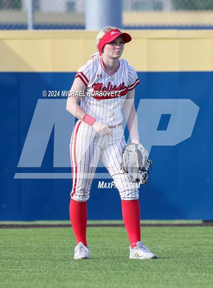 Thumbnail 2 in Melissa vs Wakeland (UIL 5A Softball Regional Semi-Final) photogallery.