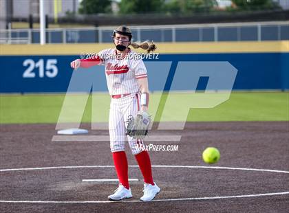 Thumbnail 2 in Melissa vs Wakeland (UIL 5A Softball Regional Semi-Final) photogallery.