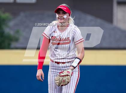 Thumbnail 2 in Melissa vs Wakeland (UIL 5A Softball Regional Semi-Final) photogallery.