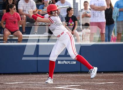 Thumbnail 2 in Melissa vs Wakeland (UIL 5A Softball Regional Semi-Final) photogallery.