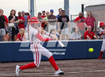 Thumbnail 1 in Melissa vs Wakeland (UIL 5A Softball Regional Semi-Final) photogallery.