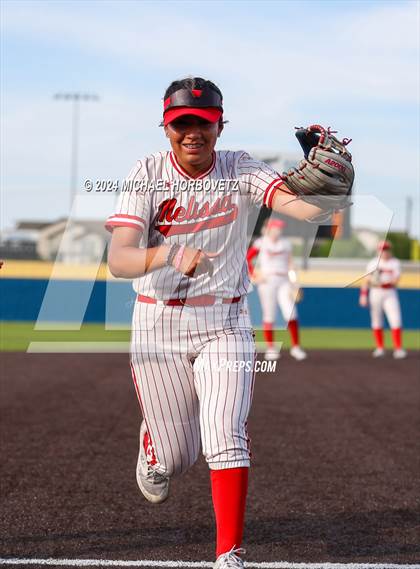Thumbnail 2 in Melissa vs Wakeland (UIL 5A Softball Regional Semi-Final) photogallery.