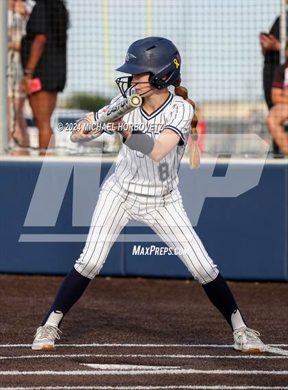Thumbnail 3 in Melissa vs Wakeland (UIL 5A Softball Regional Semi-Final) photogallery.