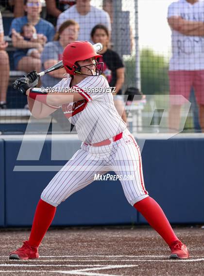 Thumbnail 2 in Melissa vs Wakeland (UIL 5A Softball Regional Semi-Final) photogallery.