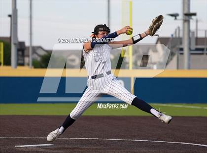 Thumbnail 3 in Melissa vs Wakeland (UIL 5A Softball Regional Semi-Final) photogallery.
