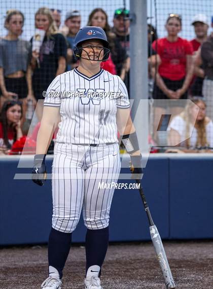 Thumbnail 2 in Melissa vs Wakeland (UIL 5A Softball Regional Semi-Final) photogallery.