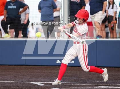 Thumbnail 1 in Melissa vs Wakeland (UIL 5A Softball Regional Semi-Final) photogallery.