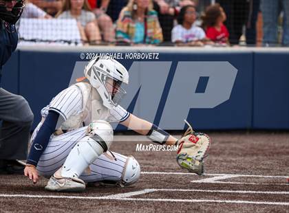 Thumbnail 2 in Melissa vs Wakeland (UIL 5A Softball Regional Semi-Final) photogallery.