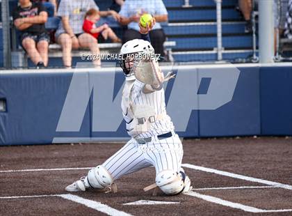 Thumbnail 1 in Melissa vs Wakeland (UIL 5A Softball Regional Semi-Final) photogallery.
