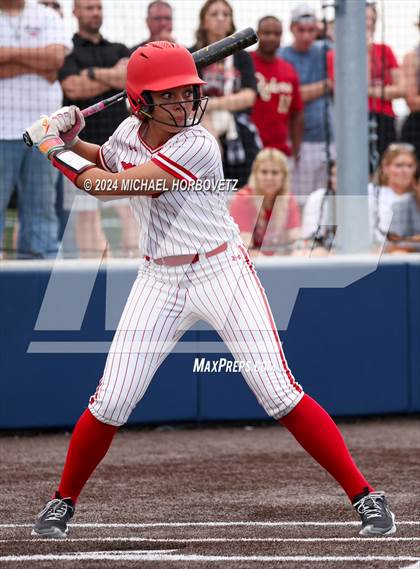 Thumbnail 2 in Melissa vs Wakeland (UIL 5A Softball Regional Semi-Final) photogallery.
