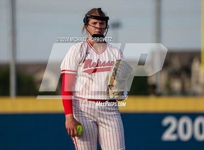 Thumbnail 2 in Melissa vs Wakeland (UIL 5A Softball Regional Semi-Final) photogallery.
