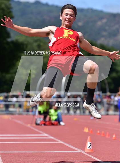 Thumbnail 2 in CIF CCS Trials (Boys Long Jump) photogallery.