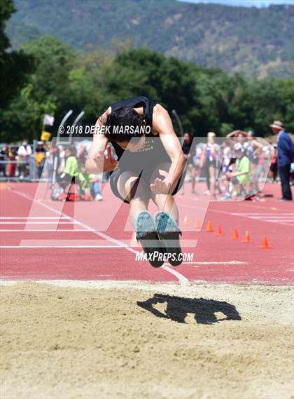 Thumbnail 2 in CIF CCS Trials (Boys Long Jump) photogallery.