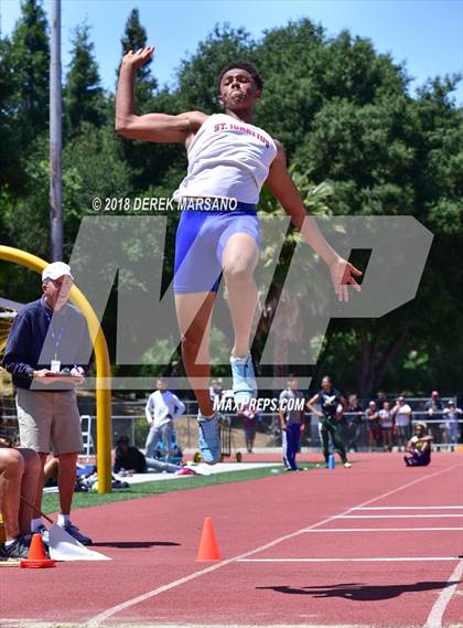 Thumbnail 3 in CIF CCS Trials (Boys Long Jump) photogallery.