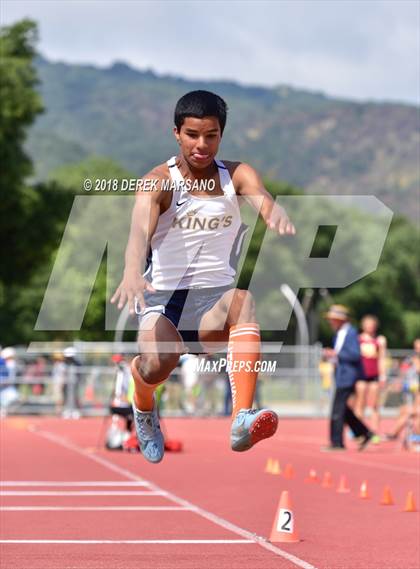 Thumbnail 2 in CIF CCS Trials (Boys Long Jump) photogallery.