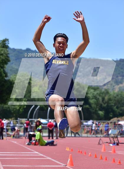 Thumbnail 1 in CIF CCS Trials (Boys Long Jump) photogallery.