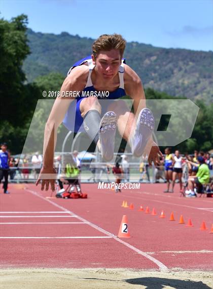 Thumbnail 2 in CIF CCS Trials (Boys Long Jump) photogallery.