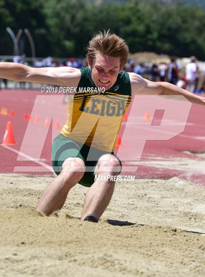 Thumbnail 1 in CIF CCS Trials (Boys Long Jump) photogallery.