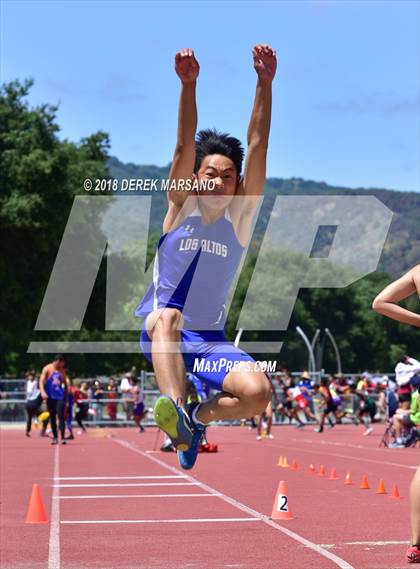 Thumbnail 2 in CIF CCS Trials (Boys Long Jump) photogallery.
