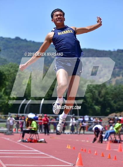 Thumbnail 2 in CIF CCS Trials (Boys Long Jump) photogallery.