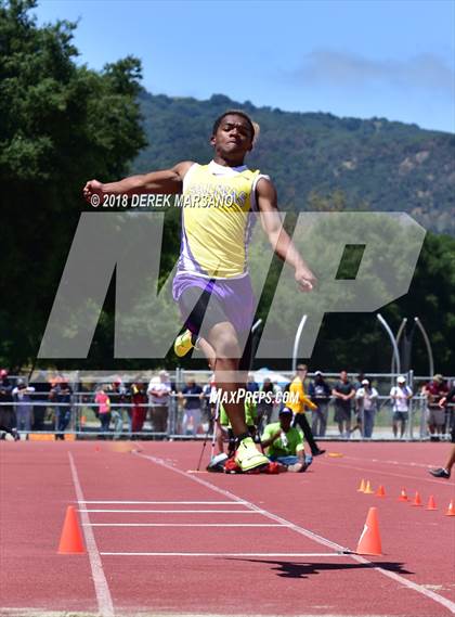 Thumbnail 2 in CIF CCS Trials (Boys Long Jump) photogallery.