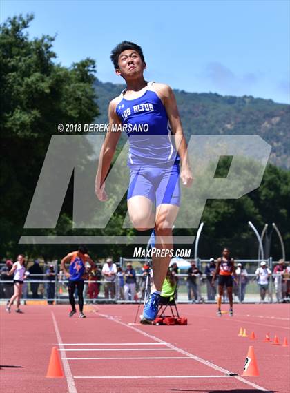 Thumbnail 2 in CIF CCS Trials (Boys Long Jump) photogallery.