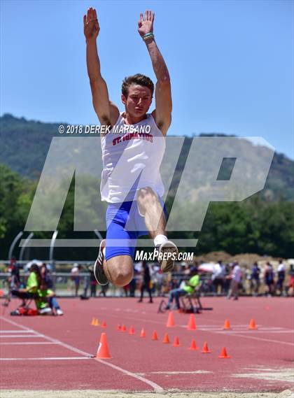 Thumbnail 1 in CIF CCS Trials (Boys Long Jump) photogallery.