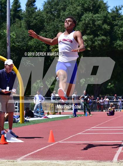Thumbnail 2 in CIF CCS Trials (Boys Long Jump) photogallery.