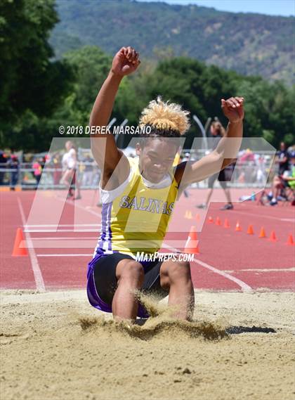 Thumbnail 3 in CIF CCS Trials (Boys Long Jump) photogallery.