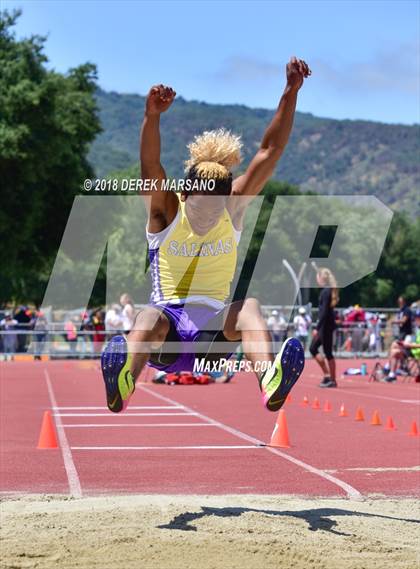 Thumbnail 2 in CIF CCS Trials (Boys Long Jump) photogallery.