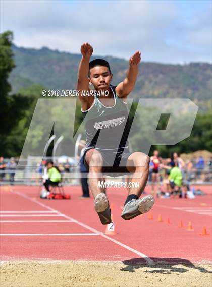 Thumbnail 1 in CIF CCS Trials (Boys Long Jump) photogallery.