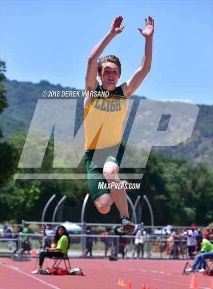 Thumbnail 1 in CIF CCS Trials (Boys Long Jump) photogallery.
