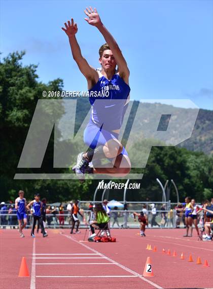 Thumbnail 1 in CIF CCS Trials (Boys Long Jump) photogallery.