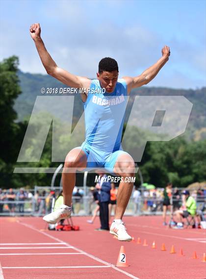 Thumbnail 1 in CIF CCS Trials (Boys Long Jump) photogallery.