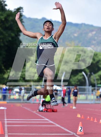 Thumbnail 1 in CIF CCS Trials (Boys Long Jump) photogallery.