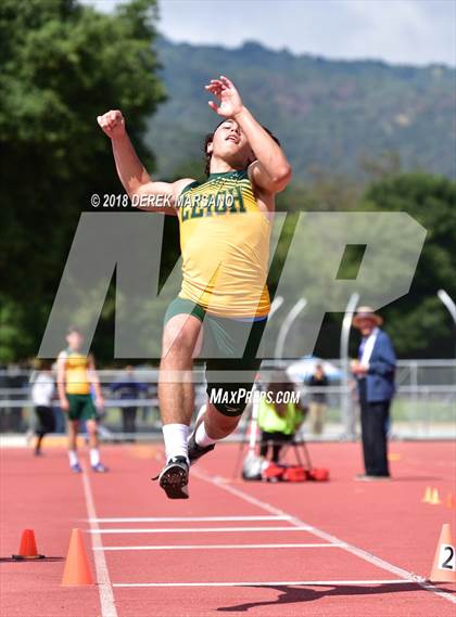 Thumbnail 1 in CIF CCS Trials (Boys Long Jump) photogallery.
