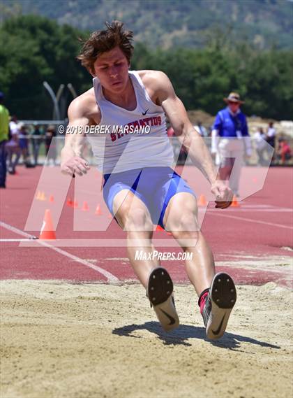 Thumbnail 3 in CIF CCS Trials (Boys Long Jump) photogallery.