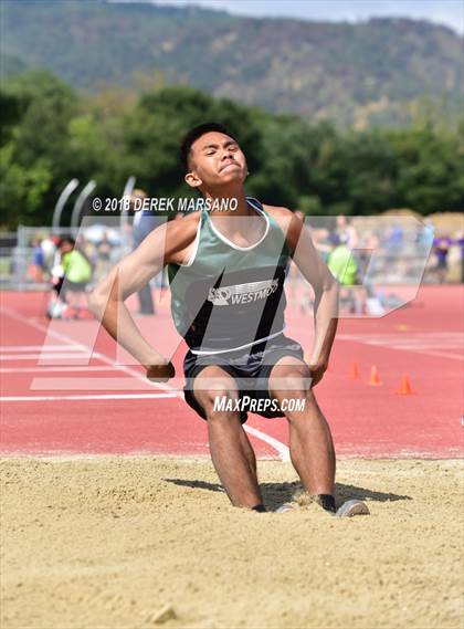 Thumbnail 2 in CIF CCS Trials (Boys Long Jump) photogallery.