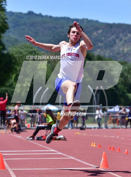 Thumbnail 2 in CIF CCS Trials (Boys Long Jump) photogallery.
